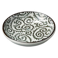 アースモス タコ唐草玉渕2.8浅皿(7個入り) tri-254116914 1セット(7個入)（直送品）