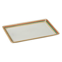 アースモス 錦古代長角12.0皿(1個入り) tri-254121505 1セット(1個入)（直送品）