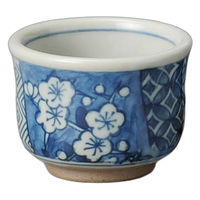 アースモス 祥端花ぐい呑(3個入り) tri-254126319 1セット(3個入)（直送品）