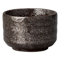 アースモス ユズ黒マット切立ぐい呑(6個入り) tri-254127064 1セット(6個入)（直送品）