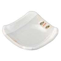 アースモス 粉引赤入正角小皿(3個入り) tri-264119510 1セット(3個入)（直送品）