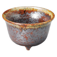 アースモス サビ油滴反三ツ足珍味(5個入り) tri-284110825 1セット(5個入)（直送品）