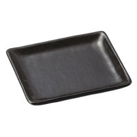 アースモス 黒マット布目やきとり皿(2個入り) tri-284124606 1セット(2個入)（直送品）