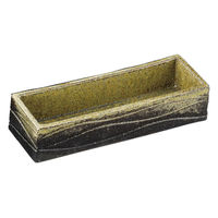 アースモス 古陶10.0長角大鉢(1個入り) tri-284320414 1セット(1個入)（直送品）