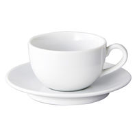 アースモス ローマホワイト カプチーノ碗皿(4個入り) tri-310291040 1セット(4個入)（直送品）