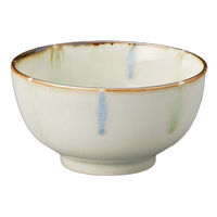 アースモス 三彩貫入5.0京丼(3個入り) tri-311660610 1セット(3個入)（直送品）