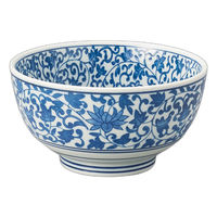 アースモス 古染唐草5.0京丼(3個入り) tri-311660637 1セット(3個入)（直送品）