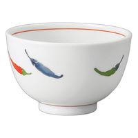 アースモス 白磁唐辛子(軽量)ミニ丼(2個入り) tri-313462725 1セット(2個入)（直送品）