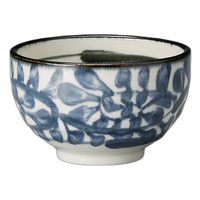 アースモス 藍唐草4.2多用丼(3個入り) tri-313463211 1セット(3個入)（直送品）