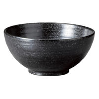 アースモス 黒釉うどん鉢(大)(2個入り) tri-313661113 1セット(2個入)（直送品）