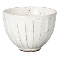 アースモス 粉引面取姫丼(2個入り) tri-313662726 1セット(2個入)（直送品）