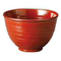 アースモス 黒土辰砂5.5深丼(1個入り) tri-314660802 1セット(1個入)（直送品）