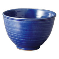 アースモス 黒土青釉5.5深丼(1個入り) tri-314660803 1セット(1個入)（直送品）