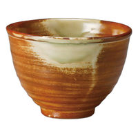 アースモス 黒土伊賀灰釉4.2深丼(1個入り) tri-314662614 1セット(1個入)（直送品）