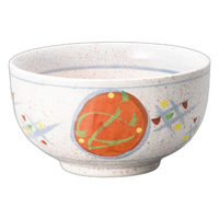 アースモス 赤斑点赤絵丸紋多用丼(小)(2個入り) tri-314762814 1セット(2個入)（直送品）