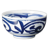 アースモス 藍草紋お好み丼(大)(3個入り) tri-314960731 1セット(3個入)（直送品）