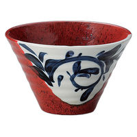 アースモス 赤結晶唐草6.5富士丼(1個入り) tri-314960823 1セット(1個入)（直送品）