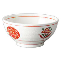 アースモス 粉引釉丸紋さぬき丼(2個入り) tri-314961104 1セット(2個入)（直送品）