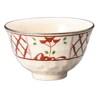 アースモス 手描き格子間取花5.0丼(2個入り) tri-314962107 1セット(2個入)（直送品）