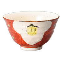 アースモス 手描き赤ダミ椿5.0丼(2個入り) tri-314962109 1セット(2個入)（直送品）