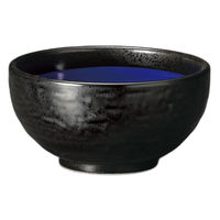 アースモス 南蛮ブルー石目5.0丼(3個入り) tri-315160612 1セット(3個入)（直送品）