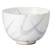 アースモス 白マット呉須散し小丼(3個入り) tri-315263126 1セット(3個入)（直送品）