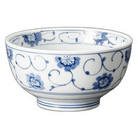 アースモス 染付優花4.0京丼(4個入り) tri-315360703 1セット(4個入)（直送品）