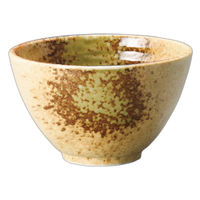 アースモス 信楽織部手捻姫丼(4個入り) tri-316162416 1セット(4個入)（直送品）