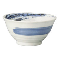 アースモス 粉引青流5.0反種丼(4個入り) tri-316162501 1セット(4個入)（直送品）