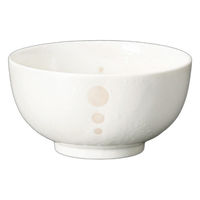 アースモス ドットお好み丼(大)白(3個入り) tri-316360445 1セット(3個入)（直送品）
