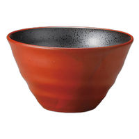 アースモス 朱仁王多用碗(大)(3個入り) tri-316460649 1セット(3個入)（直送品）