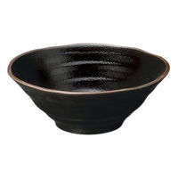 アースモス 柚子天目6.0彩鉢(4個入り) tri-316761830 1セット(4個入)（直送品）