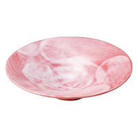 アースモス 赤楽 6.0平鉢(2個入り) tri-316777673 1セット(2個入)（直送品）