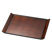 アースモス 栃塗 桐舟盆 ノンスリップ加工13寸(1個入り) tri-3176a6529 1セット(1個入)（直送品）