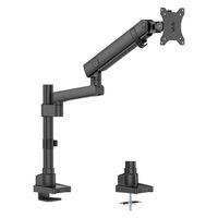 JN-IPS28UHDRC65W & モニターアーム(ガススプリング式) モニターアーム ガススプリング式 15~32インチ対応 自立型 液晶