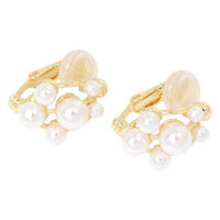 マルチパールイヤリング ゴールド LAKOLE/ラコレ