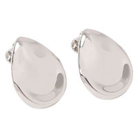 ニュアンスしずくイヤリング シルバー LAKOLE/ラコレ