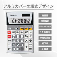 アスカ ビジネス電卓 LL C1255 1セット(1個×2) - アスクル
