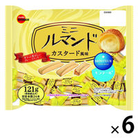 チョコレート菓子 クッキー ミニルマンド カスタード風味 121g 1セット（1個×6）