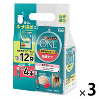 （数量限定） ピュリナワン 猫 水分補給セット 健康寿命 7歳以上 チキン 50g 12袋 ＋ おやつ免疫ケア 14g 4本 3袋 ネスレ日本