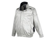 クロダルマ エアセンサー ハーネス対応長袖ジャンパー シルバー 3L 258941-40-5L 1枚（直送品）