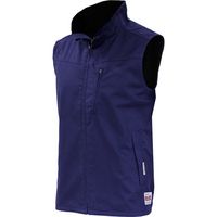 日光物産 防炎防寒ベスト ネイビー M AX3580-NV-M 1枚（直送品）