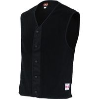 日光物産 防炎防寒フリースベスト ブラック M AX3590-BK-M 1枚（直送品）