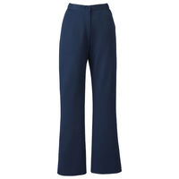 【再検品商品】フォーク 女子パンツ ネイビー EL 2917-7 1枚　白衣（わけあり品）