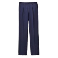 【再検品商品】フォーク　男子パンツ　5010CR-7　ネイビー　L　白衣（わけあり品）