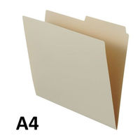 リヒトラブ Roomy 個別フォルダー A4 1山 ベージュ F292-16 1組（3枚入）（わけあり品）