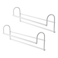 衣類収納アップハンガー  ホワイト 1個（2本組） カワタキコーポレーション