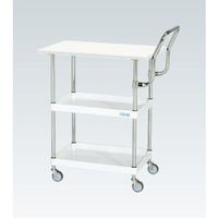 サカエ CSパールワゴン(軽量・天板付・ハイタイプ取手) CSP-7561LVHTNUW 1台（直送品）