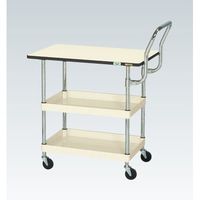 サカエ CSパールワゴン(軽量・天板付・ハイタイプ取手) CSP-7561LPHTI 1台（直送品）