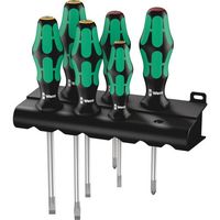Wera Werk 334/6 クラフトマンドライバーセット(ラック付) 105650 1本 695-4931（直送品）